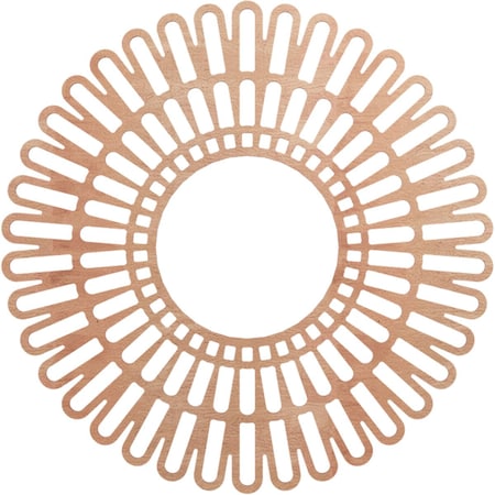 Ekena Millwork Cornelius Wood Fretwork Pierced Ceiling Medallion, Cherry, 40"OD x 14 7/8"ID x 3/8"T CMWP40X0375CRCH